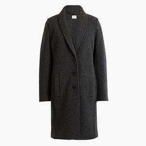 J Crew Boiled Topcoat